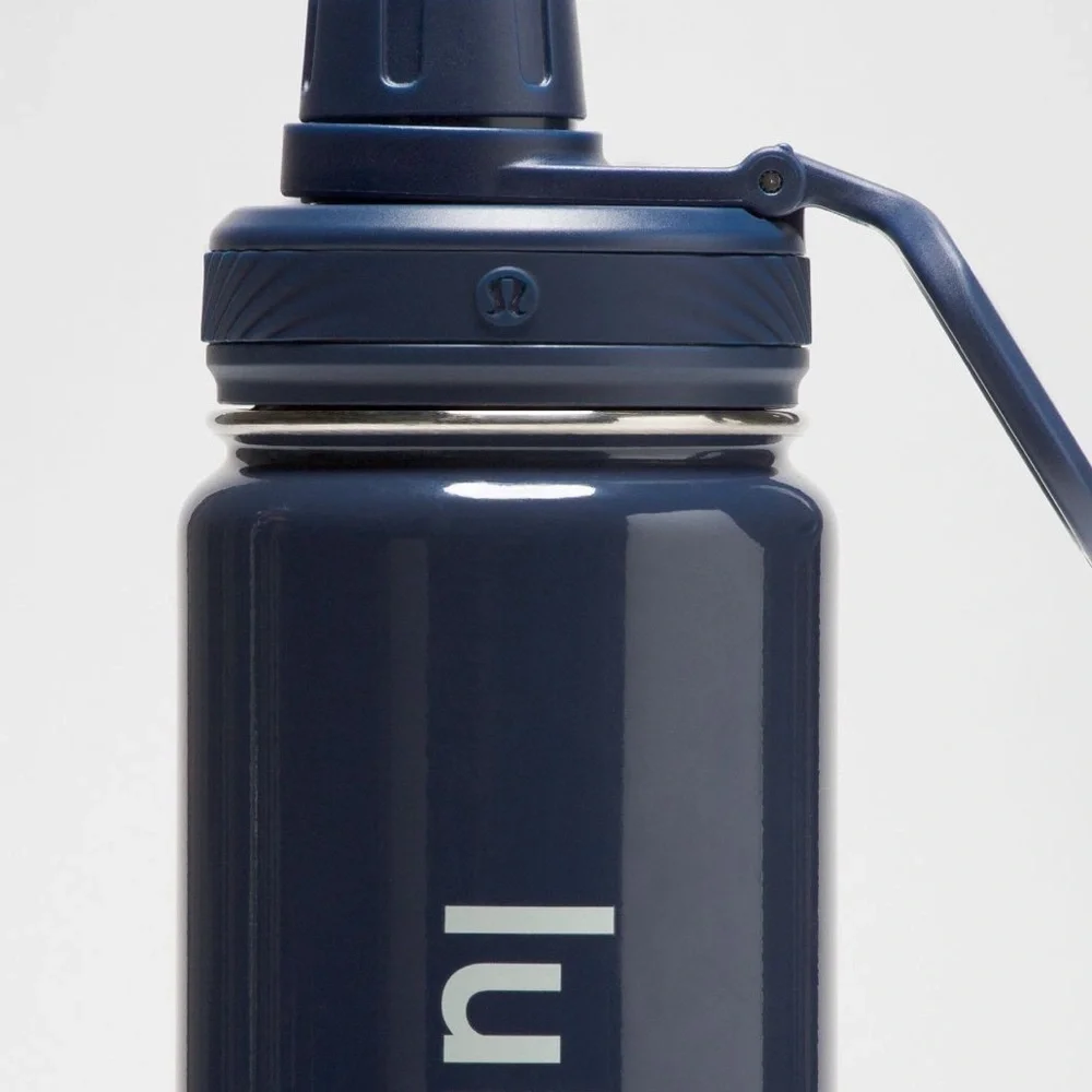 Lululemon Athletica Back to life Sport Water Bottle Club Blue Starch Blue 24oz - Picture 2 of 7